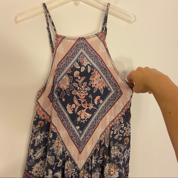 American Eagle Boho High Neck Dress - Picture 3 of 10